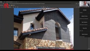 Применение Руспанель на Фасаде малоэтажного строения.