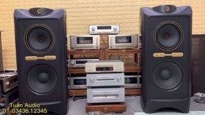 Tannoy KINGDOM ROYAL + Accuphase A-250 + C-3800. Tuyệt vời.