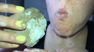 ASMR EATING CHALK WITH PASTE | АСМР ЕМ МЕЛ «Н. ОСКОЛ» С ПАСТОЙ из ГЛИНЫ  БЕЛЫЙ ТУРКЕСТАН