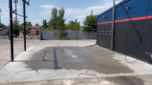 Гидроизоляция авто мойки самообслуживания с армированием стен
