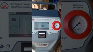 Подарили установку для заправки кондиционеров ТЕМП AC720, BMW X5 E70,  заправка кондиционера.