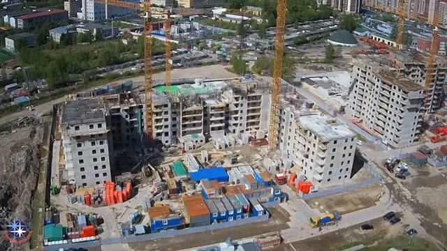 19.05.2019 Звездный дуэт - ход строительства ЖК за неделю смотреть онлайн