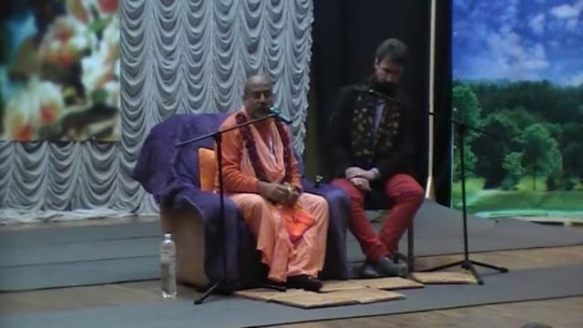 Лекции Бодхаян Махарадж Днепр 20170428   Шрила Бхакти Бибудха Бодхайан Махарадж