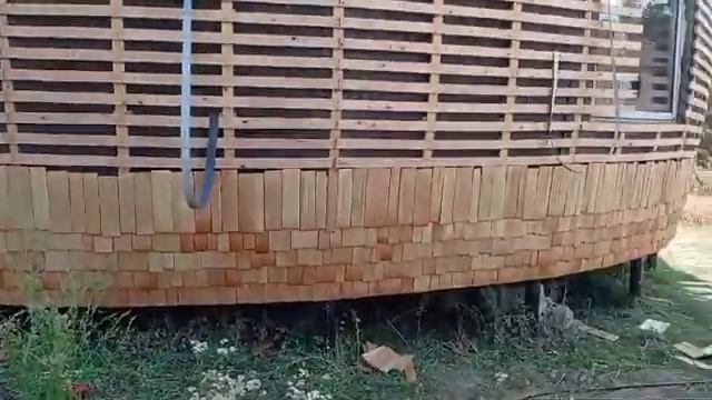Монтаж деревянной черепицы шинделя Самара купольный дом смотреть онлайн