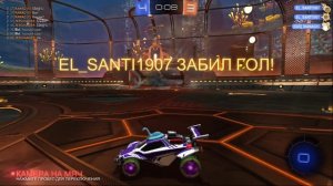 Rocket League - гол тиммейта победный