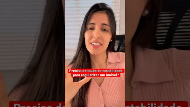 Preciso do laudo de estabilidade para regularizar um imóvel? #regularizaçãodeimóveis #projeto смотреть онлайн