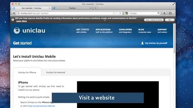 Installing Uniclau on Mozilla Firefox смотреть онлайн