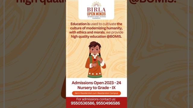 Education is used to cultivate the culture of modernizing humanity, with ethics and morals | BOMIS