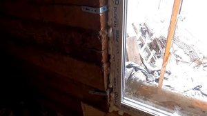 Пластиковые окна, в брусовом доме