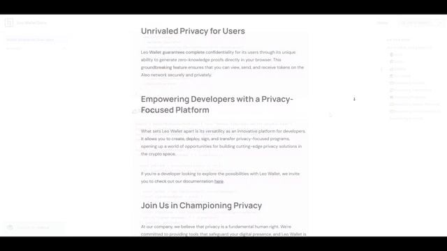Leo Wallet | Лучший кошелек для сети Aleo, Обеспечивающий Конфиденциальность