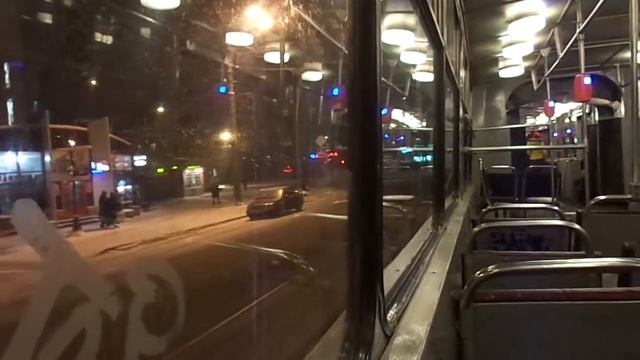 Трамвай Санкт-Петербурга 4-25-26: ЛВС-86К б.3021 по №38 и ЛМ-99АВН б.3916 по №40 (18.01.14) смотреть онлайн