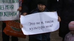 Пикет против незаконной стройки в Подольске (усадьба Ивановское) ч.1
