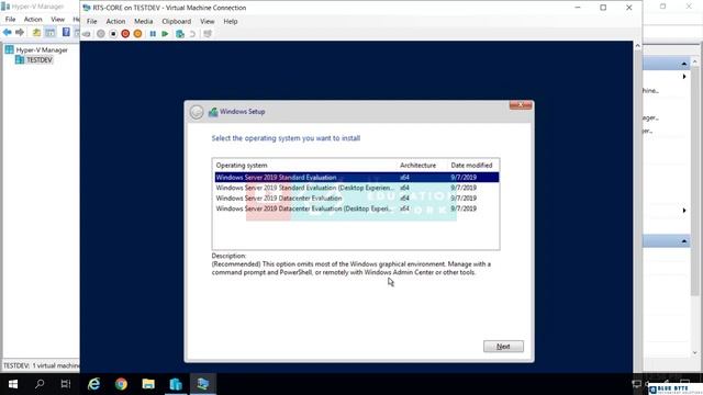 Windows Server 2019 Administration - 19 - Installation of Windows Server 2019 (Core) смотреть онлайн
