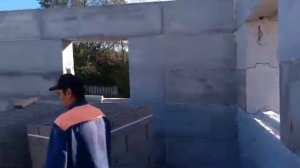 постройка дома из наших мегаблоков