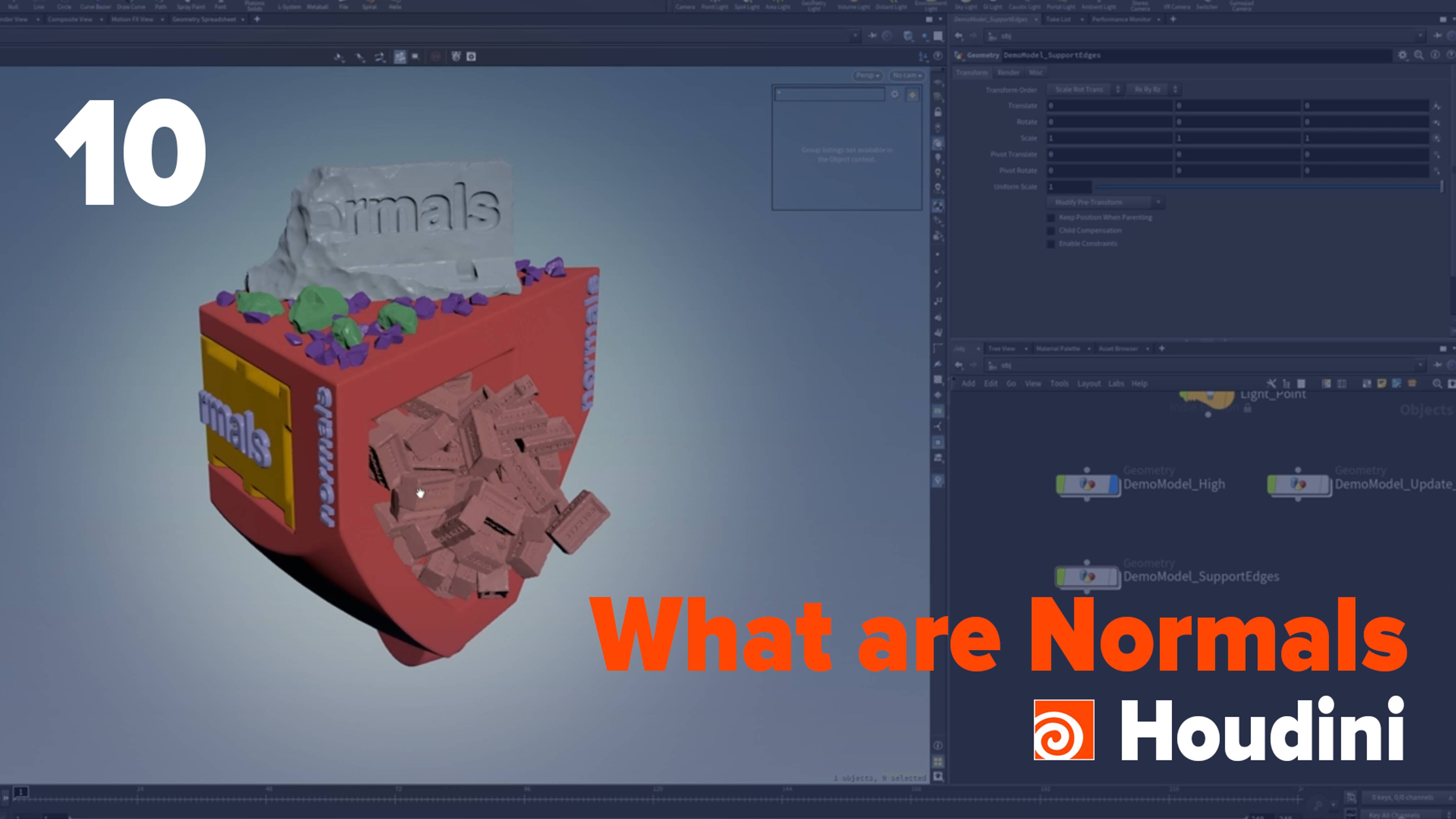 10 -Bake using Normal Map blending - Blender