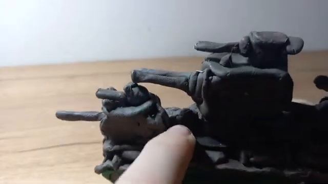 Танк КВ-6 из пластелина смотреть онлайн