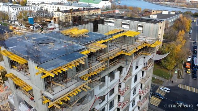 Ход строительства. Счастье в Садовниках — октябрь 2019 смотреть онлайн