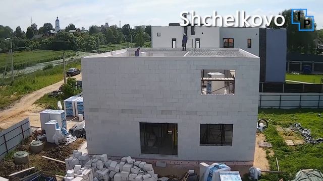 Заливаем второе перекрытие на доме в Щелково LAIF смотреть онлайн