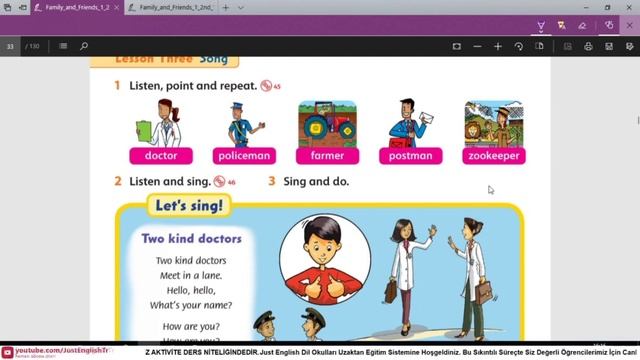 Çocuklara İngilizce Dersleri, To Be, Junior A1, To be,  Lesson 2 Part 1