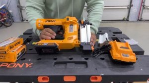 Аккумуляторный нейлер ingco, распаковка!!! #ingco #tools #ремонт #монтаждверей