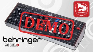 Синтезатор BEHRINGER MODEL D - демонстрация звучания
