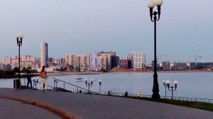 Станция метро Козья слобода в Казани и набережная для влюбленных.