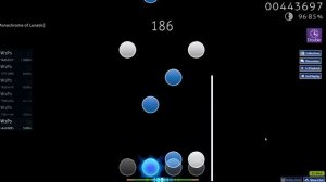 [Osu!mania] Bad apple!! + DT (S 96.14%)