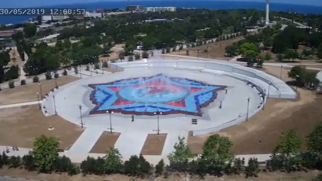 Парк Победы. Строительство фонтана..30 мая 2019 года смотреть онлайн