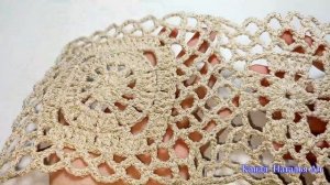 Джемпер крючком из 4 мотивов - Схемы + МК в описании