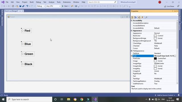 #9 Visual C# | Radio Button Control | Hindi смотреть онлайн