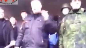 Новое Горловка сейчас Милиция с народом, строительство баррикад 14 04 2014