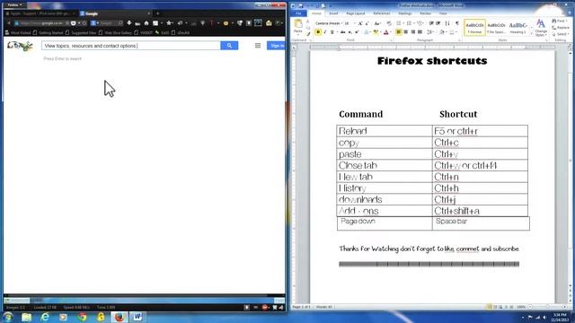 Secret firefox shortcuts