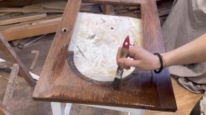 Реставрация старого буфета. Антиквариат