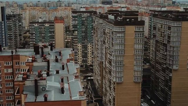 Аэросъемка в СПБ (жк Флотилия, снято в Краснодаре)
