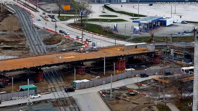 Пермь. Строительство путепровода по Шоссе Космонавтов. До 11 августа 2024. смотреть онлайн