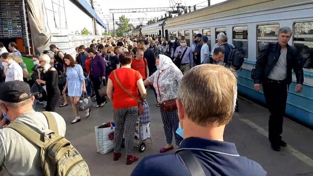 Запуск електрички. Святошино