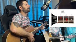 Как сыграть на гитаре Пикник - Один на один. Разбор с аккордами.