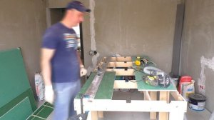 Фрезеровка гипсокартона, первый опыт.Time Lapse.