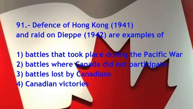 Citizenship Canada PRACTICE TEST SET 5 ( Discover CANADA )