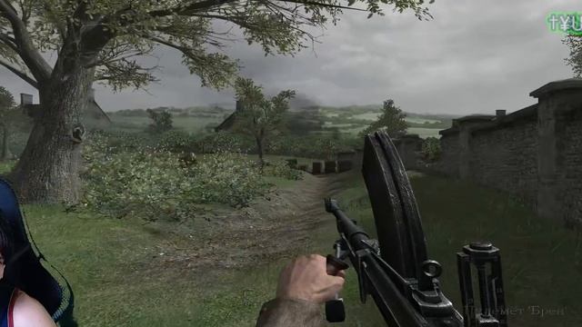 Call of Duty 2 - Битва за Кан - "Коробочка" - Немецкий штаб и контратака #20 |Одиночная игра\Опытный