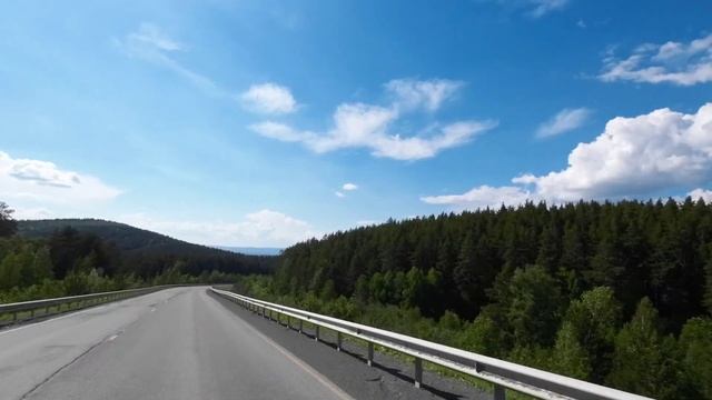 Июнь. По дороге Магнитогорск - Белорецк. Южный Урал. смотреть онлайн