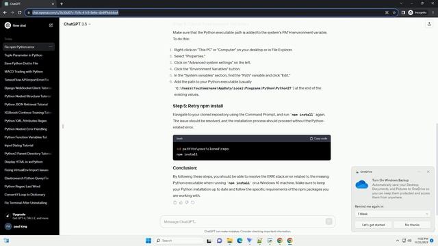 ERR stack Error Can t find Python executable while trying to run npm install on a cloned repo using смотреть онлайн