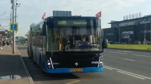 ЛиАЗ-6213.65 013433 На Проспекте Вернадского Видео 12 июня 2021 г.