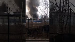 пожар в Янино СПб 03.04.21