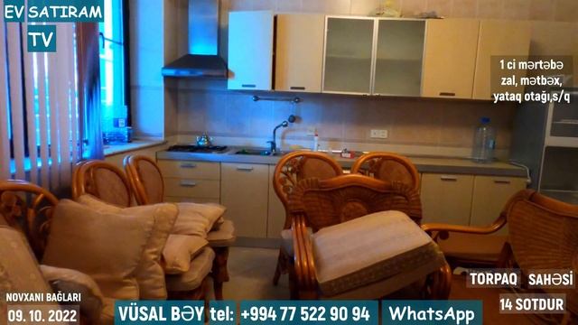 14 SOTDA NOVXANI-SARIQAYA BAĞLARINDA EV SATILIR /Недвижимость в Баку / EV SATIRAM TV/ bag evleri смотреть онлайн