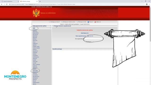 How to find your property in the land registry in Montenegro смотреть онлайн