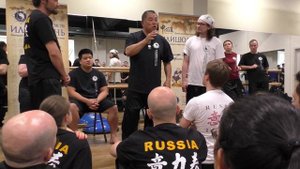 И Ли Цюань Грандмастер Чин Фансен , Москва май 2019г., семинар  в бойцовском клубе SIBERIA