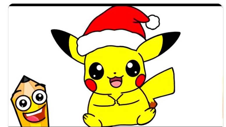 КАК ЛЕГКО НАРИСОВАТЬ МИЛОГО РОЖДЕСТВЕНСКОГО ПИКАЧУ🎄💗 смотреть онлайн