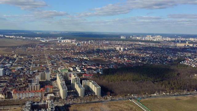 Софиевская борщаговка с высоты птичего полёта
