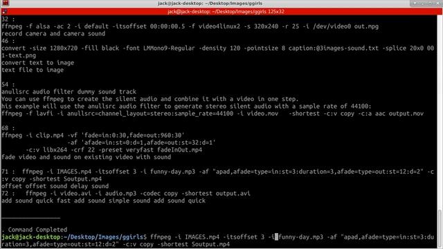 Add Sound - Music to Video Using FFmpeg part 2 of 2 смотреть онлайн